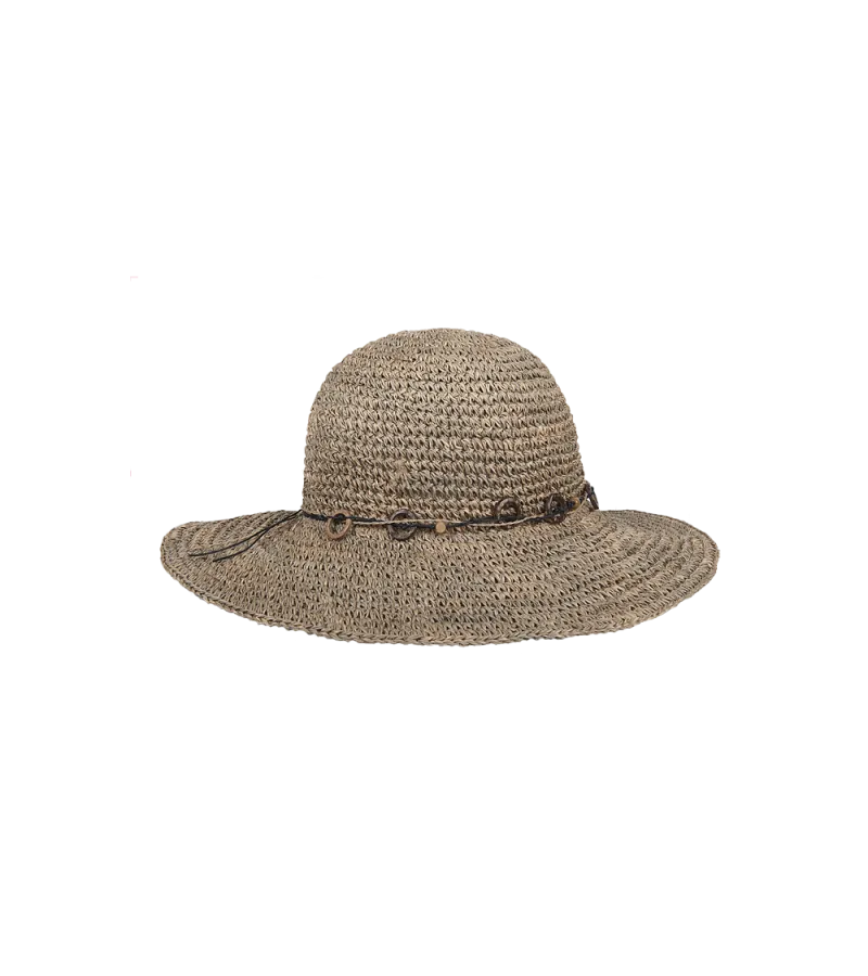 Hatland Tasmine Zeegras Hoed Met Brede Rand