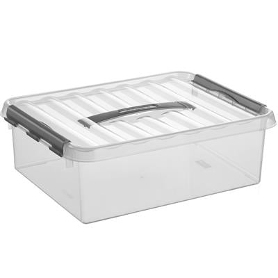 Sunware Q-line 10L Transparant Opbergbox