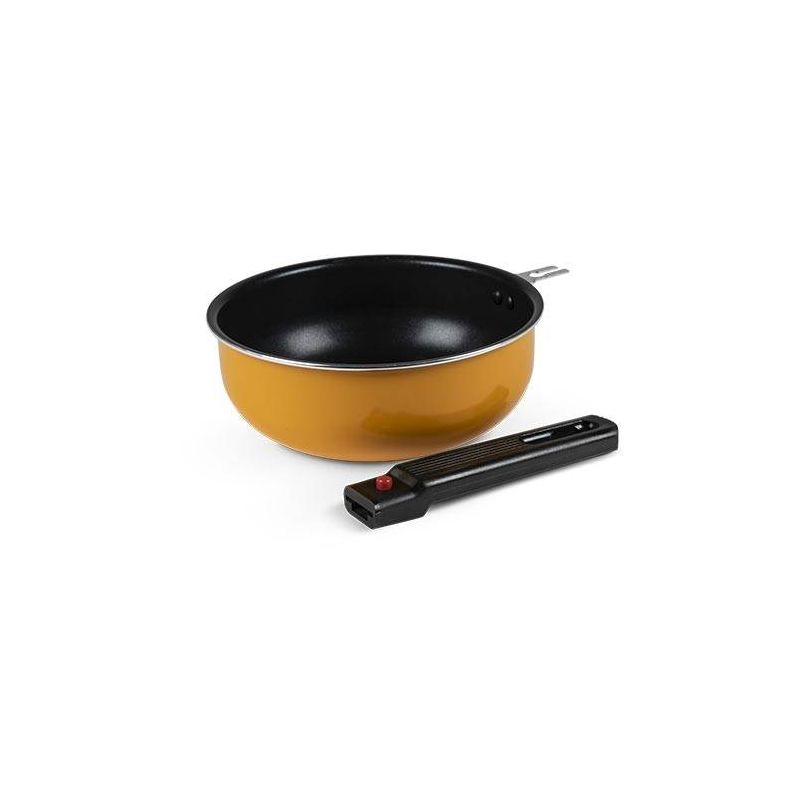 Kampa Steelpan Saucepan Sunset Geel Ø18 cm