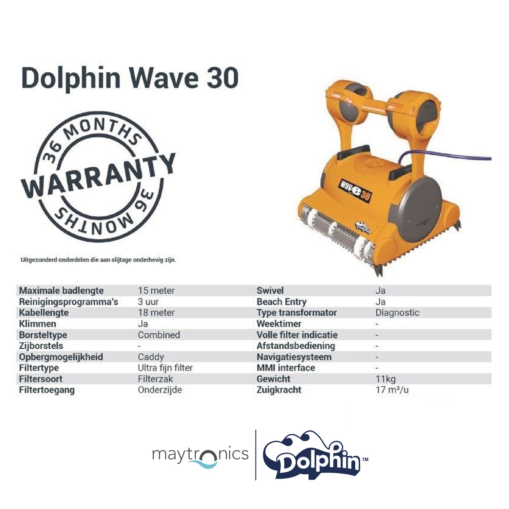 Dolphin Wave 30 Zwembadrobot