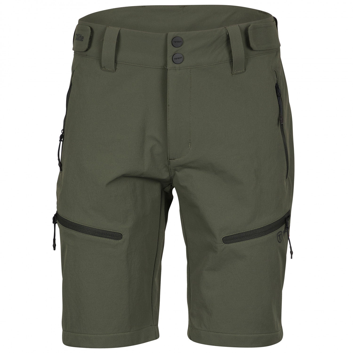 Tenson TXlite Flex Shorts Dark Khaki